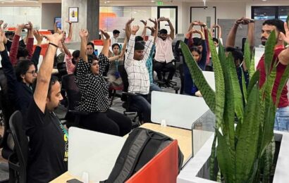 Yoga in Indian Offices